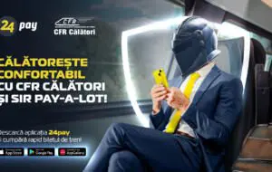De acum, poți cumpăra bilete de tren și prin aplicația 24pay