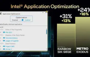 Intel Application Optimization promite performanță mai bună în jocuri pe procesoarele Raptor Lake Refresh