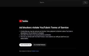 YouTube consideră protecția strictă de pe Microsoft Edge ca fiind ad-blocker