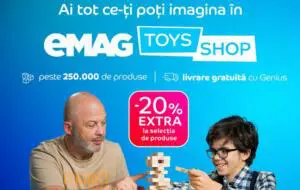 eMAG a lansat un magazin dedicat pentru jocuri și jucării