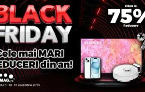 Black Friday 2023: evoMAG oferă reduceri de până la 75%