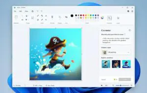 Microsoft Paint poate să creeze imagini AI