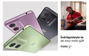 Motorola anunță moto g24, un nou telefon entry-level