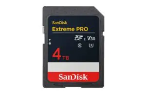 Western Digital a prezentat un card SD de 4TB, cea mai mare capacitate din lume