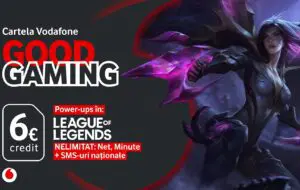 Vodafone lansează cartela GoodGaming, cu internet nelimitat și beneficii în League of Legends