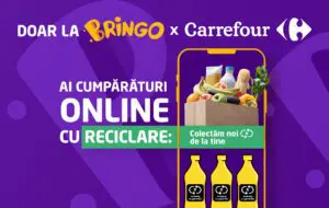 Bringo și Carrefour îți pot colecta acum ambalajele cu garanție SGR (și îți și lasă garanția)