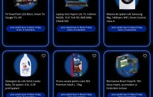 eMAG a listat primele produse „vedetă” de Black Friday 2024 cu reduceri de până la 65%