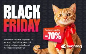 Black Friday 2024 la evoMAG: iPhone 15 , S24 Ultra și căști Sony la reduceri de până la 70%