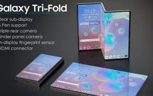 Cum va arăta pliabilul tri-fold dezvoltat de Samsung