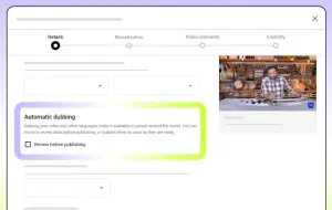 YouTube introduce dublaj automat cu AI pentru clipuri în engleză și alte 8 limbi