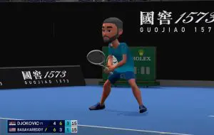 Meciurile de tenis de la Australian Open, afișate 3D în stilul Wii Sports pe YouTube