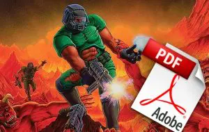 Jocul Doom rulează acum și într-un fișier PDF