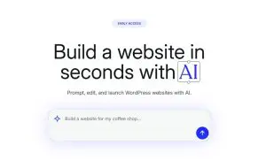 WordPress îți permite acum să creezi un site întreg doar cu AI