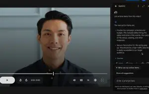 Gemini poate vizualiza și analiza clipurile din Google Drive