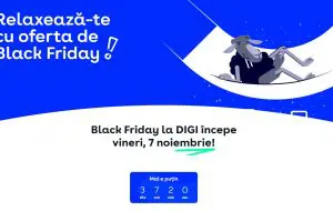 DIGI anunță oferta de Black Friday 2025: jumătate de preț pentru toate serviciile timp de un an