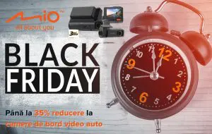 Black Friday 2025: Mio taie prețurile cu până la 35% la camerele video auto și accesorii