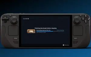 Steam Deck primește un „Rest Mode”: poate descărca jocuri cu ecranul oprit