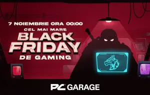 Reduceri masive la PC-uri, plăci video și periferice: PC Garage dezvăluie lista de Black Friday de Gaming 2025