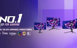 ASUS a depășit Samsung și a devenit cel mai popular producător de monitoare OLED de gaming