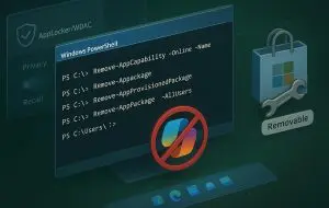 Scapă de AI din Windows cu o singură apăsare de buton: script-ul RemoveWindowsAI