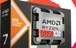 AMD a lansat oficial Ryzen 7 9850X3D