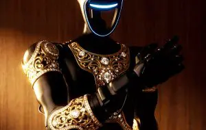 Cel mai luxos robot are ornamente din aur masiv