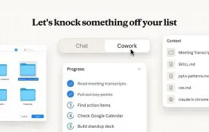 AI-ul Claude Cowork primește autonomie pe PC-ul tău. Poate să îți reorganizeze fișierele și să lucreze în proiecte locale