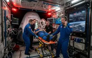 Prima evacuare medicală NASA de pe Stația Spațială Internațională