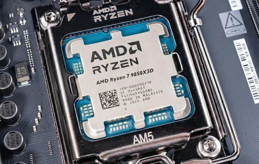 AMD Ryzen 7 9850X3D: când se lansează și cât costă cel mai