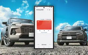 Parteneriat Samsung-Toyota: poți să-ți deschizi și să pornești mașina direct cu telefonul Galaxy