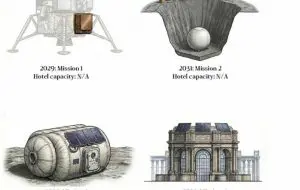 Hotel pe Lună: puteți face deja rezervări cu banii jos