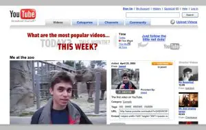 Primul clip de pe YouTube și interfața originală din 2005 sunt acum piese de muzeu la Londra