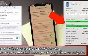 Un YouTuber a creat iPhone-ul cu baterie de 12.000mAh: „sănătatea” bateriei a trecut de 300%