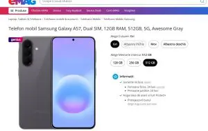 eMAG listează Galaxy A57 și A37 înainte de lansarea oficială. Prețuri în România surprinzător de mari (până la 3.899 lei!)