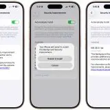 Apple introduce Background Security Improvements pe iOS. Se instalează în fundal fără restart