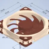 Noctua pune la dispoziție fișiere 3D CAD cu ventilatoarele sale de top