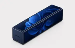 Samsung testează un smartphone pliabil și rulabil cu format neobișnuit