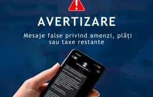 DNSC avertizează asupra unei fraude prin SMS cu taxe de parcare restante
