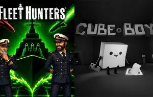Două jocuri românești se lansează în septembrie pe Steam: Fleet Hunters și Cube Boy