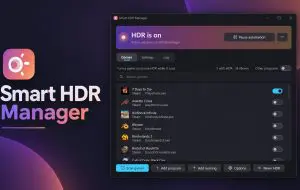 Smart HDR Manager: aplicație Windows 11 pentru gestionarea ecranului