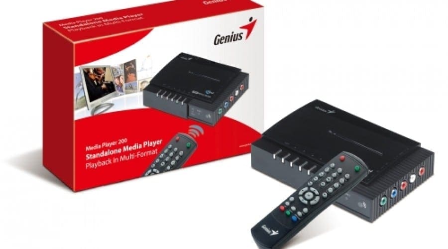 Genius Media Player 200 te scapă de cabluri şi adaptoare