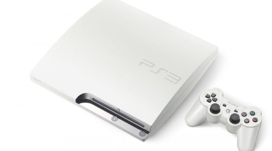 PlayStation 3 Slim pe alb