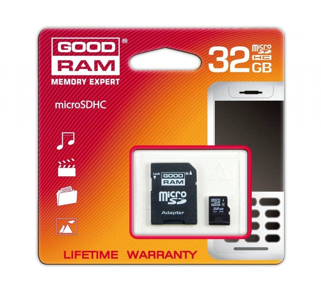 Volum enorm, dimensiuni micro – GOODRAM microSDHC 32GB
