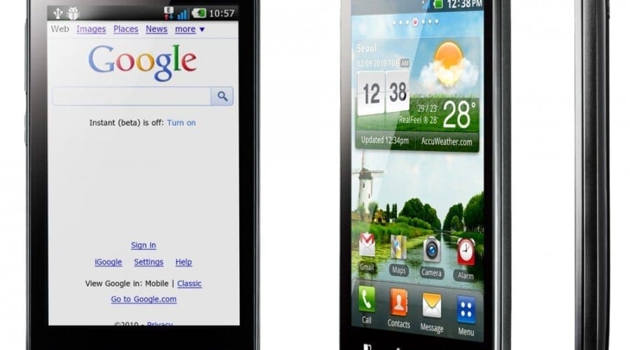 LG Optimus Black la Orange, pe negru, alb şi roz