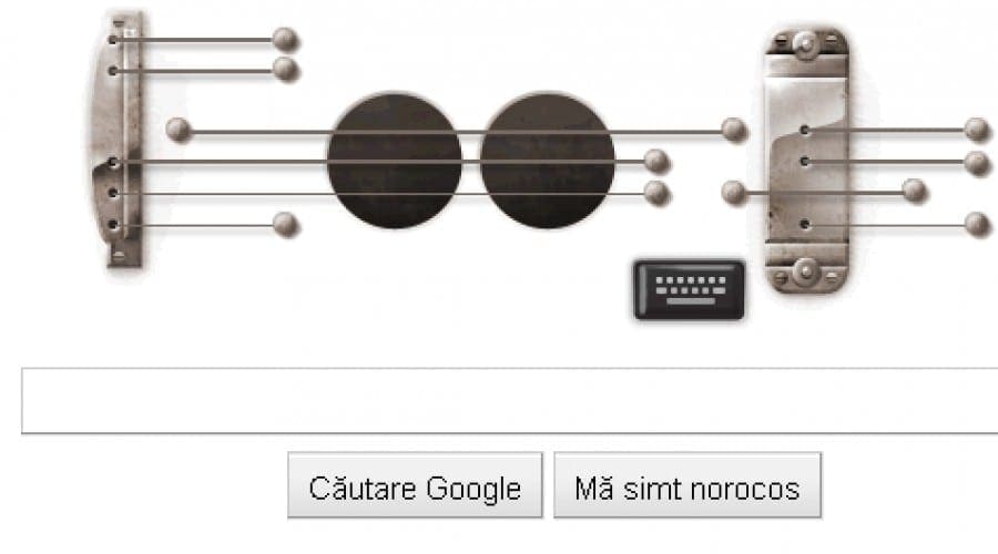 Google Doodle: Les Paul onorat cu o chitară virtuală