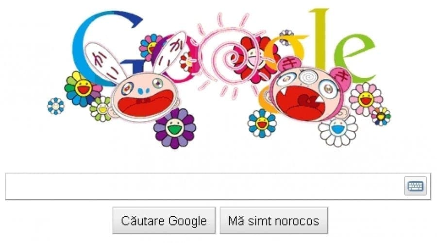 Google Doodle: Personajele lui Takashi Murakami serbează solstiţiul de vară