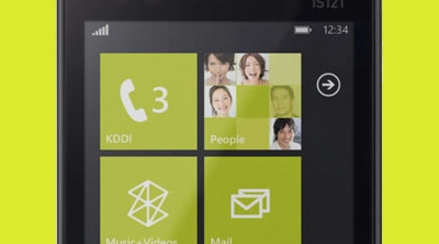 Japonezii dezvăluie primul telefon cu Windows Phone Mango, IS12T
