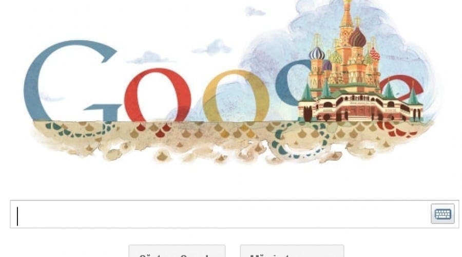 Google Doodle: Catedrala Sfântul Vasile, cu turlele sale unice, împlineşte 450 ani