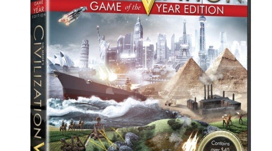 Sid Meier’s Civilization V în ediţie Game of the Year, de la finalul lui septembrie