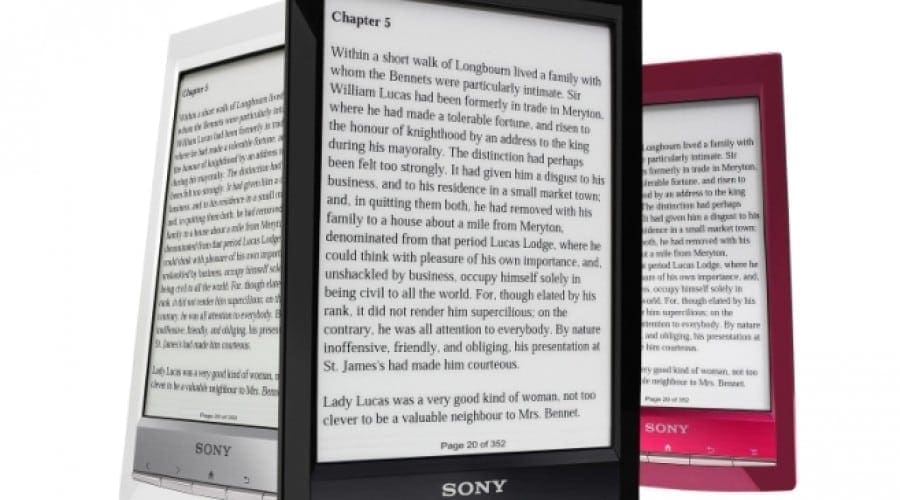 Sony PRS-T1, cel mai uşor eReader de 6 inchi din lume